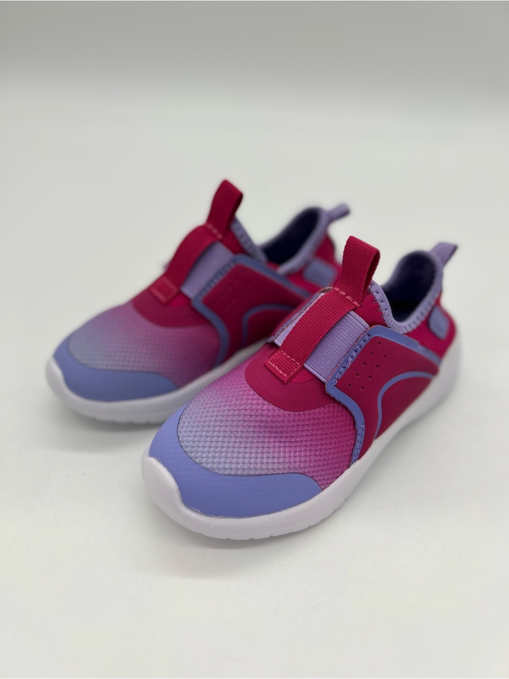 Athletic Works Girls Sneakers Purple Pink Sz 10 Memory Foam